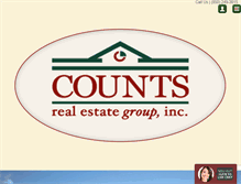 Tablet Screenshot of countsrealestate.com